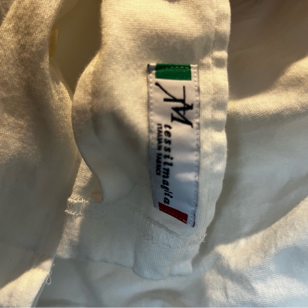 Suitsupply White Camp Collar Shirt Italian Fabric - Picture 3 of 5